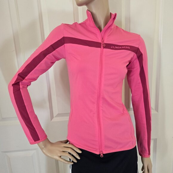 J. Lindeberg Seasonal Janice Mid Layer Golf Jacket SZ S - Picture 2 of 12